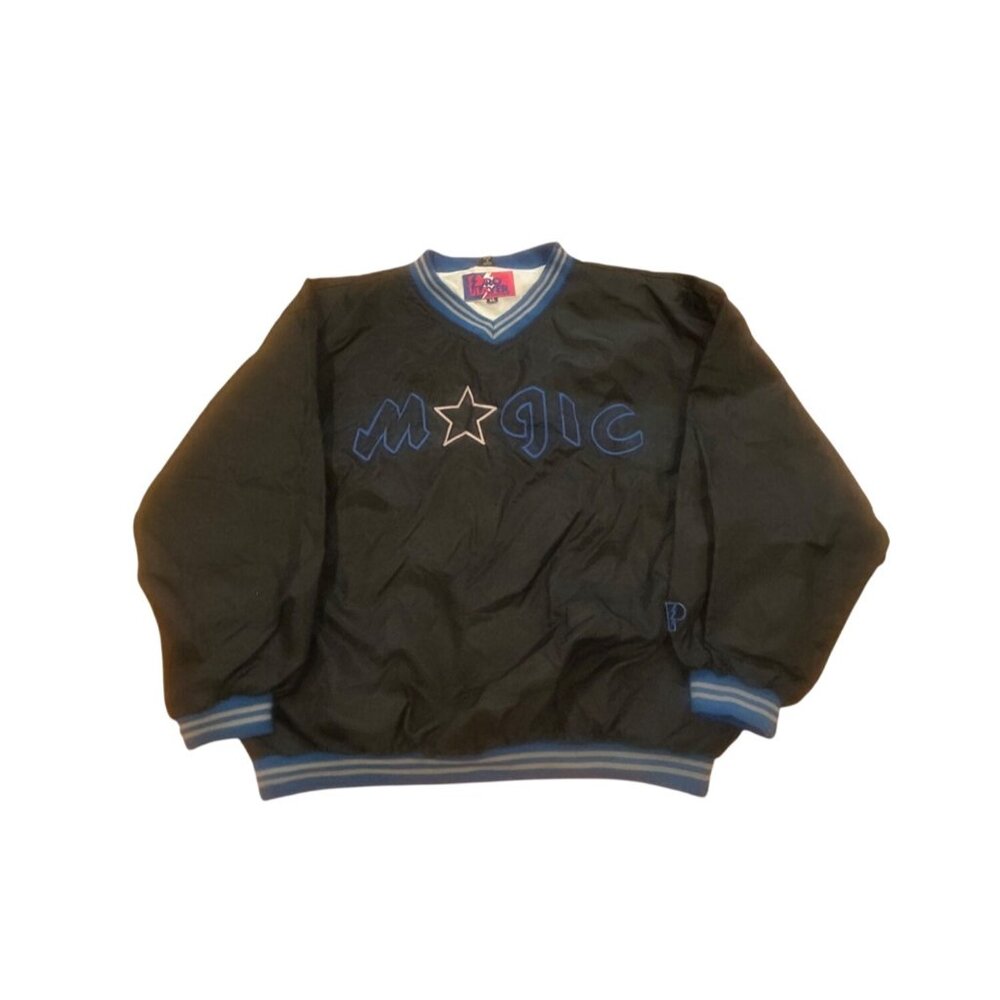 Vintage 1990's Pro Player Orlando Magic NBA Pullover Windbreaker Jacket Men's XL
